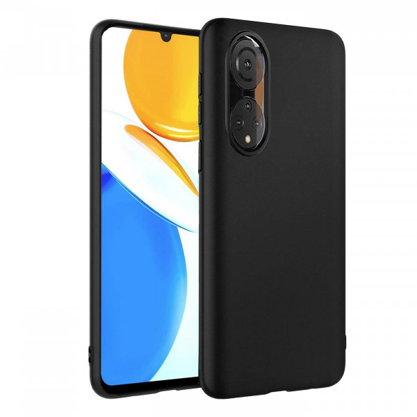 Safers Classic TPU für Honor X7 Schutzhülle Hülle Schwarz Handy Case