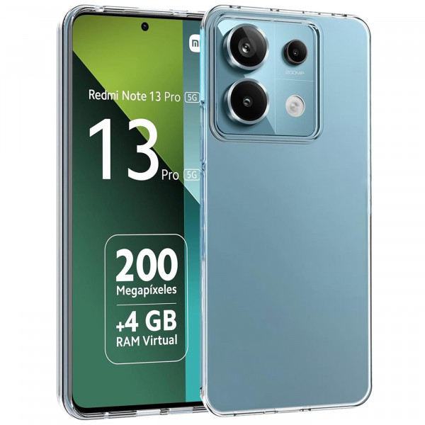 Safers Zero Case für Xiaomi Redmi Note 13 Pro 5G Hülle Transparent Slim Cover Clear Schutzhülle