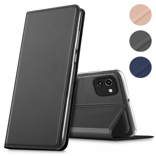 Safers Electro Flip für Samsung Galaxy A03 Hülle Magnet Case Handy Tasche Klapphülle