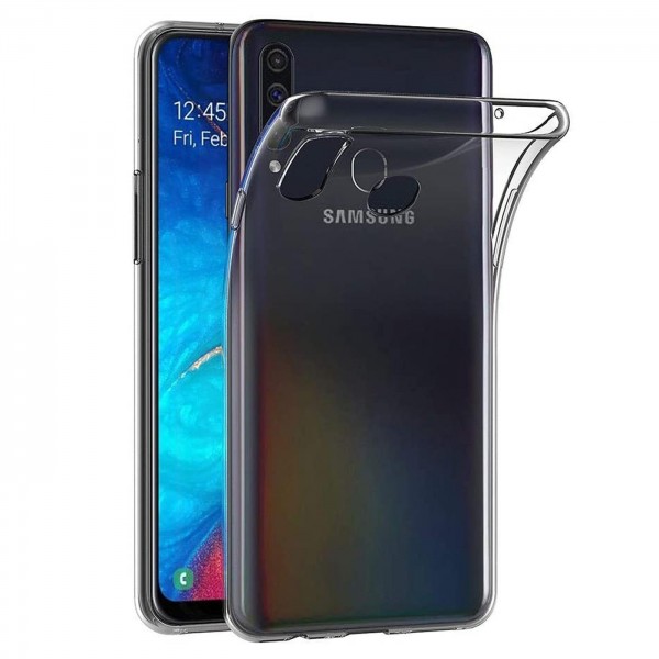 Safers Zero Case für Samsung Galaxy A20s Hülle Transparent Slim Cover Clear Schutzhülle