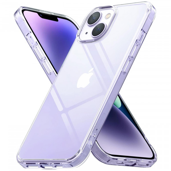 Safers Zero Case für iPhone 15 Plus Hülle Transparent Slim Cover Clear Schutzhülle