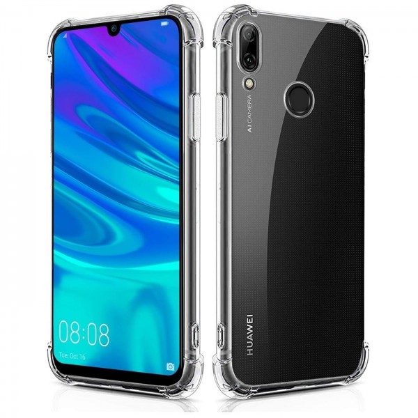 Safers Rugged TPU für Huawei P Smart 2019 Schutzhülle Anti Shock Handy Case Transparent