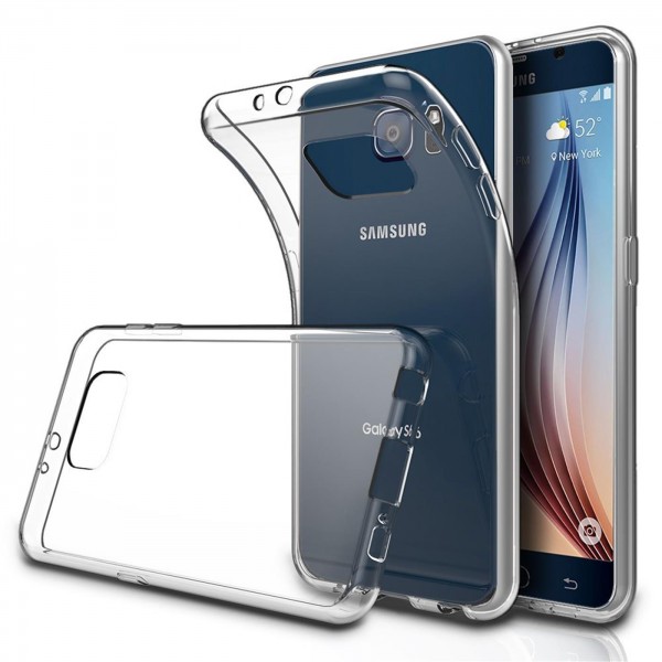 Safers Zero Case für Samsung Galaxy S6 Hülle Transparent Slim Cover Clear Schutzhülle