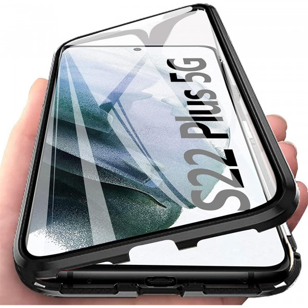 Safers Magnetic 2.0 für Samsung Galaxy S22 Plus Hülle | Cover mit eingebautem Magnet Vorne Hinten au