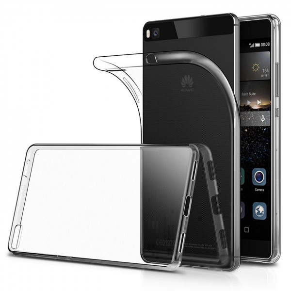 Safers Zero Case für Huawei P8 Hülle Transparent Slim Cover Clear Schutzhülle